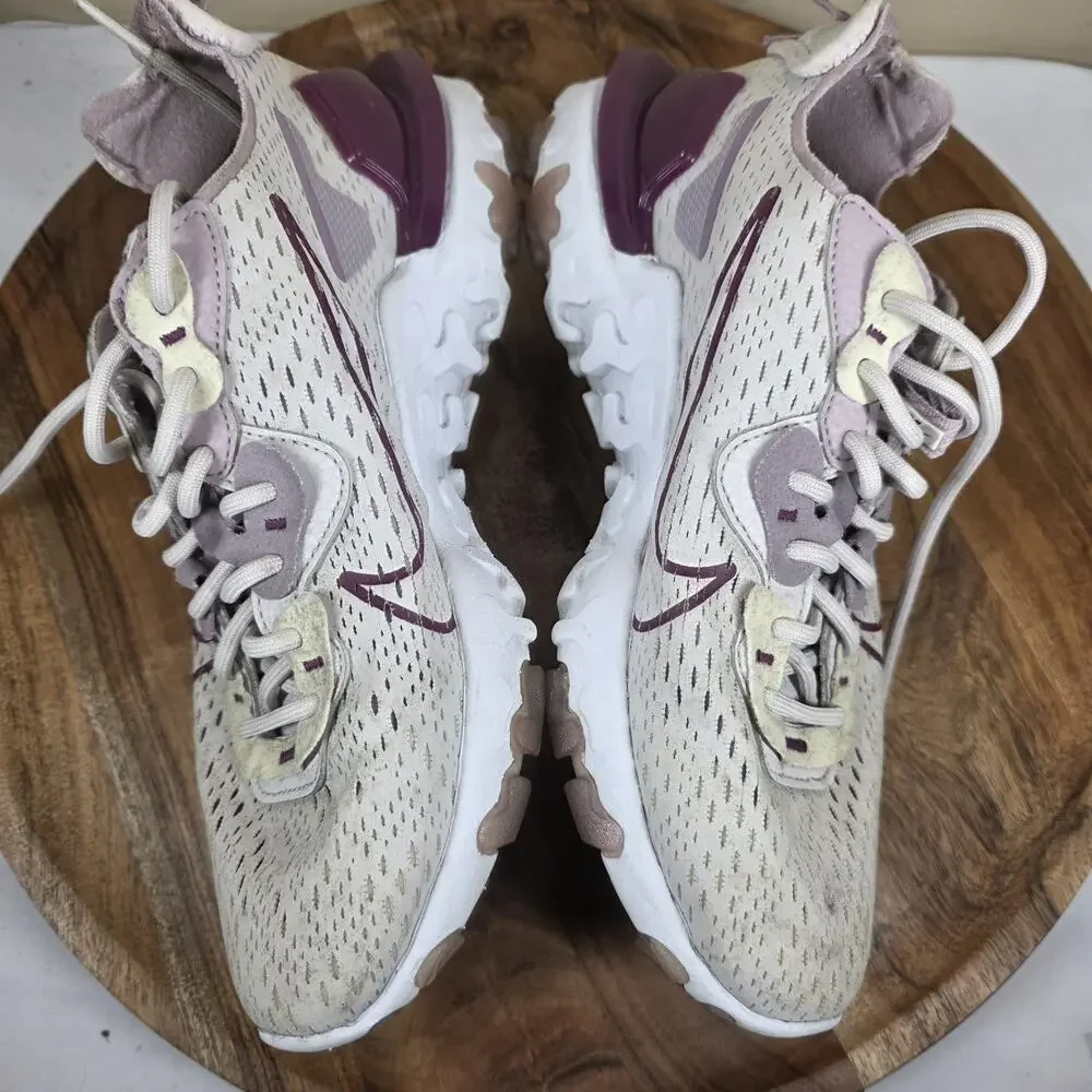 Nike React Vision Venice Womens Pink Purple Size 8.5 Running Shoes CI7253-100